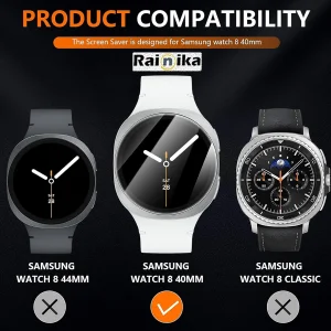 محافظ صفحه نمایش رینیکا مدل 9H - GL40 مناسب برای ساعت هوشمند سامسونگ Galaxy Watch 8 40mm