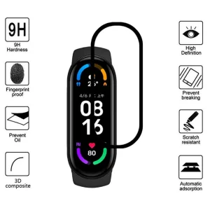 محافظ صفحه نمایش راینو مدل R-PMMA مناسب برای مچ بند هوشمند شیائومی Mi Band 6 بسته 2 عددی
