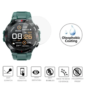 محافظ صفحه نمایش لاین مدل RB007 مناسب برای ساعت هوشمند K37 Amoled Gps بسته سه عددی