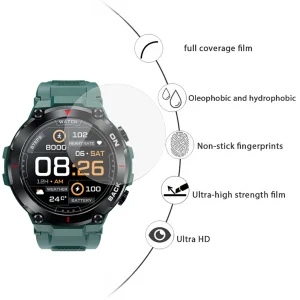 محافظ صفحه نمایش لاین مدل RB007 مناسب برای ساعت هوشمند K37 Amoled Gps بسته سه عددی