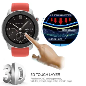 محافظ صفحه نمایش لاین مدل RB007 مناسب برای ساعت هوشمند شیائومی Smart Watch Amazfit GTR 42mm بسته سه عددی