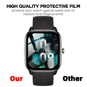 محافظ صفحه نمایش لاین مدل RT007 مناسب برای ساعت هوشمند شیائومی Amazfit GTS 4 Mini