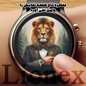 محافظ صفحه نمایش لایونکس مدل SMWL مناسب برای ساعت هوشمند گارمین Solar Pro