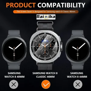 محافظ صفحه نمایش رینیکا مدل 9H - GL46 مناسب برای ساعت هوشمند سامسونگ Galaxy Watch 8 Classic 46mm