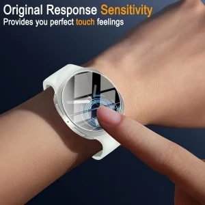 محافظ صفحه نمایش راینو مدل R-Glass مناسب برای ساعت هوشمند سامسونگ Galaxy Watch 8 40mm بسته 2 عددی