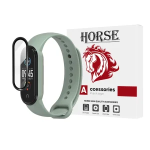محافظ صفحه نمایش هورس مدل PMMAWH مناسب برای ساعت هوشمند شیائومی Mi Band 6