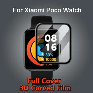 محافظ صفحه نمایش لاین مدل RT007 مناسب برای ساعت هوشمند شیائومی Poco Watch بسته دو عددی