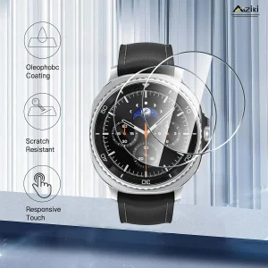 محافظ صفحه نمایش راینو مدل R-Glass مناسب برای ساعت هوشمند سامسونگ Galaxy Watch 8 Classic 46mm بسته 2 عددی
