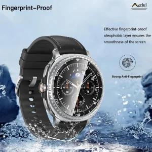 محافظ صفحه نمایش راینو مدل R-Glass مناسب برای ساعت هوشمند سامسونگ Galaxy Watch 8 Classic 46mm بسته 2 عددی