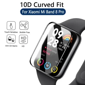 محافظ صفحه نمایش لاین مدل RT007 مناسب برای ساعت هوشمند شیائومی Mi Band 8 Pro بسته دو عددی