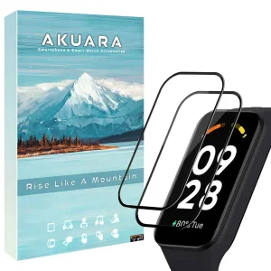 محافظ صفحه نمایش آکوآرا مدل PMMA GLS مناسب برای ساعت هوشمند شیائومی Smart Band 9 Active 46mm بسته دو عددی