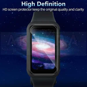 محافظ صفحه نمایش آکوآرا مدل PMMA GLS مناسب برای ساعت هوشمند شیائومی Smart Band 9 Active 46mm بسته دو عددی