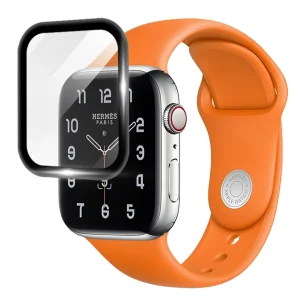 محافظ صفحه نمایش شهر گلس مدل PMBI مناسب برای اپل واچ Watch Series 4 / Series 5 / Series 6 44 mm