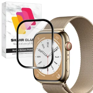 محافظ صفحه نمایش شهر گلس مدل PMBI مناسب برای اپل واچ Watch Series 7 / Series 8 / Series 9 45 mm
