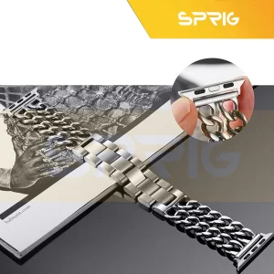 بند اسپریگ مدل CTR-2 مناسب برای اپل واچ Series 7 Aluminum 41mm / Series 8 Aluminum 41mm / Series 9 41mm