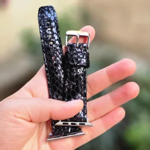 بند صنایع چرم پیری مدل PL05S مناسب برای اپل واچ 42/44/45/49 میلی متری تمام سری ها