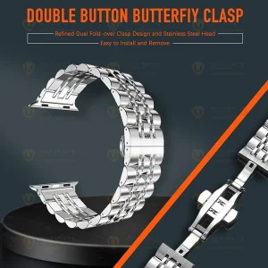 بند آلتیمیت شیلد مدل 7Bead SLV 2C مناسب برای اپل واچ 42 mm سری 3