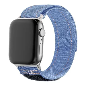بند آکوآرا مدل Denim Velcro مناسب برای اپل واچ 42 میلیمتری سری 1