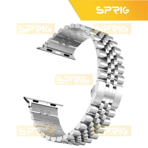 بند اسپریگ مدل 5Bead RLX مناسب برای اپل واچ Series SE 2022 Aluminum Case 40mm / SE 2021 Aluminum Case 40mm / Series 5 40mm / Series 6 40mm / Series 4 40mm