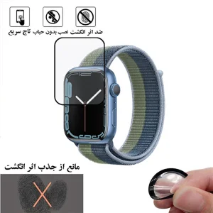 محافظ صفحه نمایش نانو لایونکس مدل PMMAWL مناسب برای اپل واچ Series 7 Aluminum 45 mm