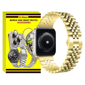 بند ام‌گلس مدل 5Bead MG مناسب برای اپل واچ سری 7/8/9 سایز 45 میلی متری