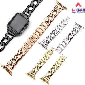 بند میچان مدل Stell Bracelet مناسب برای اپل واچ 41/40/38 میلیمتر