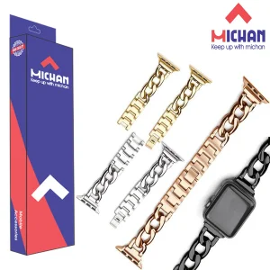 بند میچان مدل Stell Bracelet مناسب برای اپل واچ 41/40/38 میلیمتر