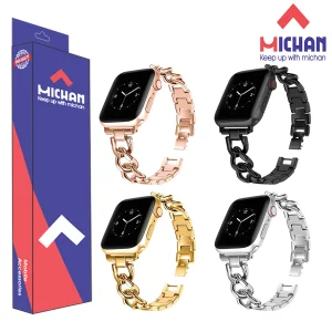 بند میچان مدل Stell Bracelet مناسب برای اپل واج سری 10 46 میلی متری