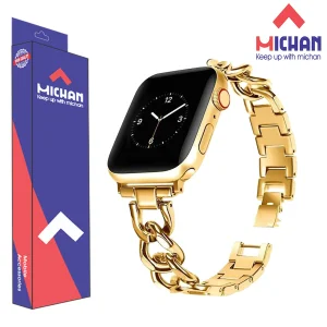 بند میچان مدل Stell Bracelet مناسب برای اپل واج سری 10 46 میلی متری