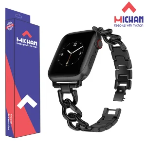 بند میچان مدل Stell Bracelet مناسب برای اپل واج سری 10 46 میلی متری