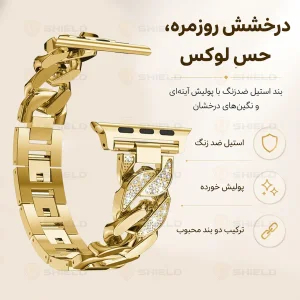 بند آلتیمیت شیلد مدل CTR Diamond مناسب برای اپل واچ 40 میلی متری سری 4/5/6/SE/SE2/SE3