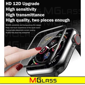 محافظ صفحه نمایش نانو ام‌گلس مدل PMA-MG مناسب برای اپل واچ Series SE 2022 Aluminum Case 40mm / SE 2021 Aluminum Case 40mm / Series 5 40mm / Series 6 40mm / Series 4 40mm