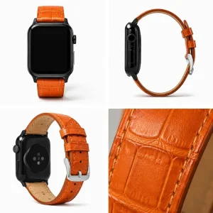بند اسپریگ مدل ORN Leather مناسب برای اپل واچ 40/41 میلی متری سری 4/5/6/7/8/9/Se