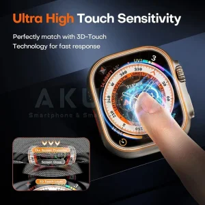 محافظ صفحه نمایش آکوآرا مدل PMMA مناسب برای اپل واچ سری Ultra / Ultra 2 49mm