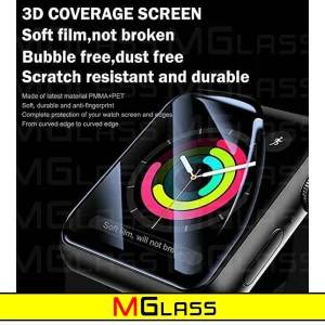محافظ صفحه نمایش نانو ام‌گلس مدل PMA-MG مناسب برای اپل واچ Series 1 Aluminum 38 / Series 2 38mm / Series 3 38mm