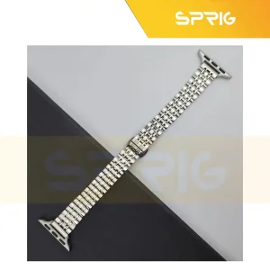 بند اسپریگ مدل 7Bead Thin مناسب برای اپل واچ Series SE 2022 44mm / SE 2021 44mm / Series 5 44mm / Series 6 44mm / SE 44mm