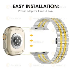 بند آلتیمیت شیلد مدل 7Bead SLV 2C مناسب برای اپل واچ 49 mm سری Ultra / Ultra 2