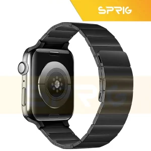 بند استیل اسپریگ مدل Magnetic Link مناسب برای اپل واچ سری Se/1/2/3/4/5/6/7/8/9/Ultra/Ultra2 سایز 42/44/45 میلی متری