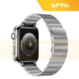 بند استیل اسپریگ مدل Magnetic Link مناسب برای اپل واچ سری Se/1/2/3/4/5/6/7/8/9/Ultra/Ultra2 سایز 42/44/45 میلی متری