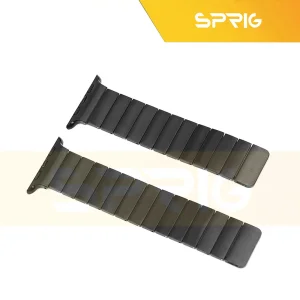 بند استیل اسپریگ مدل Magnetic Link مناسب برای اپل واچ سری Se/1/2/3/4/5/6/7/8/9/Ultra/Ultra2 سایز 42/44/45 میلی متری