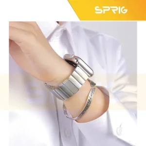 بند استیل اسپریگ مدل Magnetic Link مناسب برای اپل واچ سری Se/1/2/3/4/5/6/7/8/9/Ultra/Ultra2 سایز 42/44/45 میلی متری