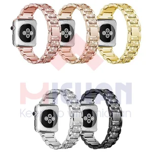 بند ساعت میچان مدل Shiny jewel مناسب برای اپل واچ سری SE 44 میلی متری