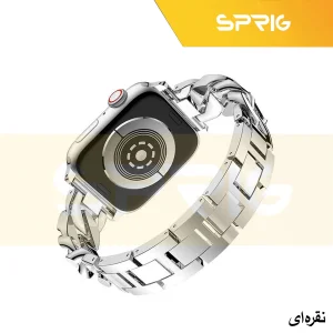 بند اسپریگ مدل CTR Diamond مناسب برای اپل واچ Series 8 Aluminum 45mm / Series 7 Aluminum 45mm
