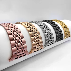 بند ام‌گلس مدل 7Bead MG مناسب برای اپل واچ سری 1/2/3 سایز 38 میلی متری