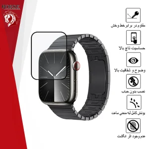 محافظ صفحه نمایش نانو هورس مدل PMMAWH مناسب برای اپل واچ Series 9 45 mm