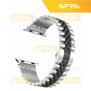 بند اسپریگ مدل 5Bead Dual color مناسب برای اپل واچ Series 7 Aluminum 41mm / Series 8 Aluminum 41mm / Series 9 Aluminum 41mm