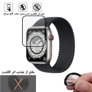 محافظ صفحه نمایش نانو هورس مدل PMMAWH مناسب برای اپل واچ Edition Series 7 45 mm