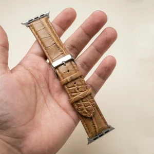 بند اسپریگ مدل Croco Leather مناسب برای اپل واچ 42 میلی متری سری 10/11