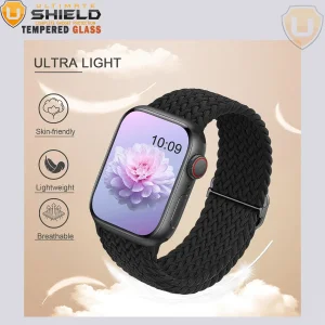 بند آلتیمیت شیلد مدل Braided GRD مناسب برای اپل واچ سری SE2021/7/8/9 سایز 45mm به همراه کاور
