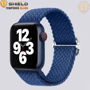 بند آلتیمیت شیلد مدل Braided GRD مناسب برای اپل واچ سری SE2021/7/8/9 سایز 45mm به همراه کاور